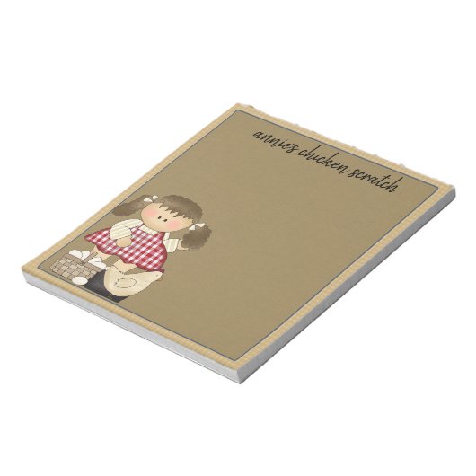 Bloc-note Modèle de puces à billets primitifs (Tourné)