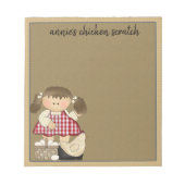 Bloc-note Modèle de puces à billets primitifs (Devant)