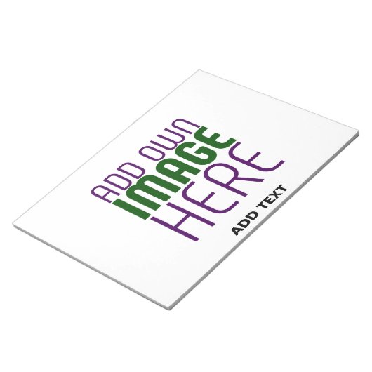 BLOC-NOTE MODELE DE TEXTE D'IMAGE BLANC SIMPLE ÉDITABLE MODE (Incliné)