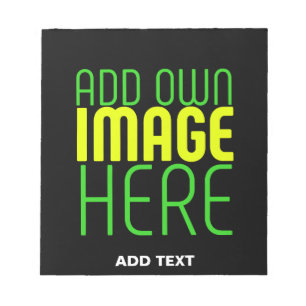 BLOC-NOTE MODELE DE TEXTE D'IMAGE NOIRE SIMPLE ET MODIFIABLE