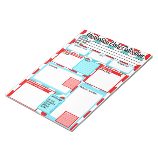 Bloc-note Modèle des compétences des étudiants en soins infi (Incliné)