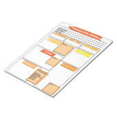 Bloc-note Modèle des médicaments pour les étudiants en santé (Incliné)