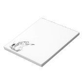 Bloc-note Modèle du club de pêche (Tourné)