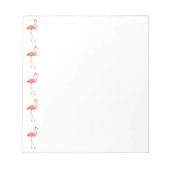 Bloc-note Modèle Flamingo rose féminin (Devant)
