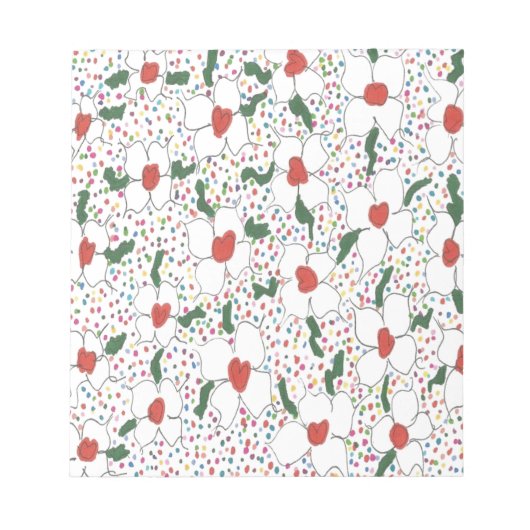 Bloc-note Modèle floral classique (Devant)