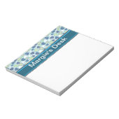 Bloc-note Modèle FLORAL PERSONNALISÉ NOTEPAD (Tourné)