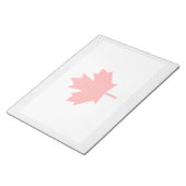 Bloc-note Modèle Knit Maple Leaf Tricot Motif (Incliné)