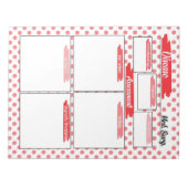 Bloc-note Modèle Médicale de chirurgie (Devant)