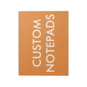 Bloc-note Modèle noir personnalisé (Tourné)