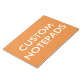 Bloc-note Modèle noir personnalisé (Incliné)