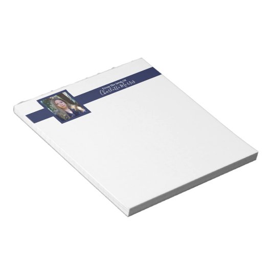 Bloc-note Modèle photo personnalisé (Incliné)