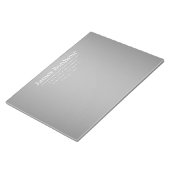 Bloc-note Modèle promotionnel modifiable pour l'entreprise,  (Incliné)