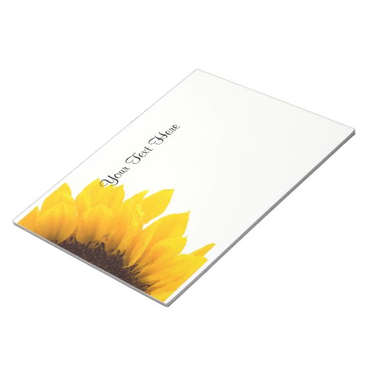 Bloc-note Modèle tournesol (Incliné)