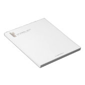 Bloc-note Modern Architectural Blocks Logo Minimalist (Incliné)