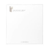 Bloc-note Modern Architectural Blocks Logo Minimalist (Devant)