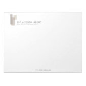 Bloc-note Modern Architectural Blocks Logo Minimalist Large (Devant)