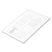 Bloc-note Modern Daily To-Do List Notepad (Incliné)