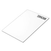 Bloc-note Modern Minimalist Personalized Name (Incliné)
