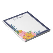 Bloc-note Modern Pink & Yellow Floral Arrangement (Incliné)