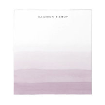 Modern Purple and White Watercolor Layered Ombre