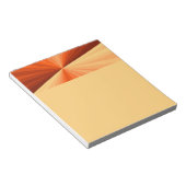 Bloc-note Moderne Abstrait Orange Rouge Vanille Graphique Fr (Incliné)