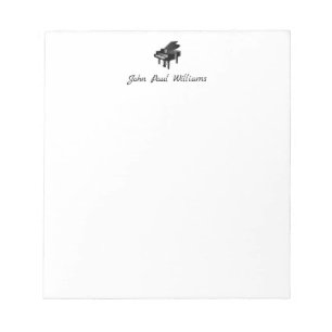 Bloc-note Moderne classique Grand Piano Musique Nom de calli