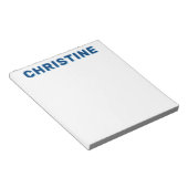 Bloc-note Moderne Cute Marine Bleu clair Bleu Enfants Enseig (Incliné)