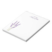 Bloc-note Moderne Design Simple Aquarelle Florale (Tourné)