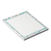 Bloc-note Moderne élégant élégant Pastel Floral (Incliné)