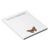 Bloc-note Moderne Élégant Nature Simple Monarque Papillons (Incliné)