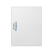 Bloc-note Moderne élégant Plain Simple Professionnel (Tourné)