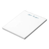 Bloc-note Moderne élégant Plain Simple Professionnel (Tourné)