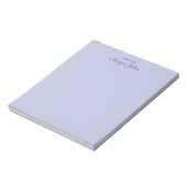 Bloc-note Moderne Élégant Simple Élégant Violet (Tourné)