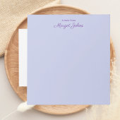 Bloc-note Moderne Élégant Simple Élégant Violet