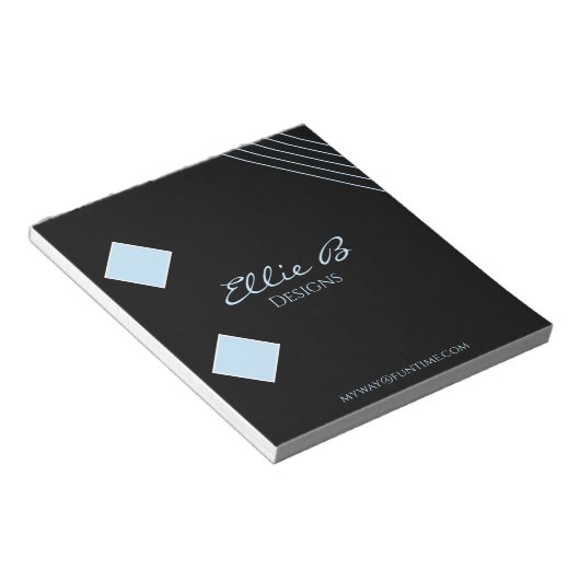 Bloc-note Moderne Géométrique Élégant Minimaliste  (Incliné)