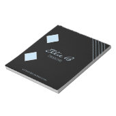 Bloc-note Moderne Géométrique Élégant Minimaliste  (Tourné)