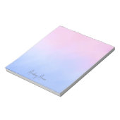 Bloc-note Moderne Mignon Branché Élégant Violet Rose Bleu (Tourné)