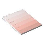 Bloc-note Moderne Pink Daily Planner (Incliné)