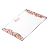Bloc-note Moderne Poster de animal Choco rose fille personna (Incliné)