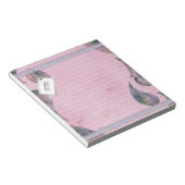 Bloc-note Moderne rose violet Abstrait (Incliné)