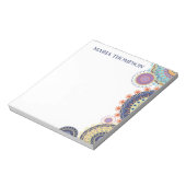 Bloc-note Moderne Simple Chic Élégant Style Mandala (Tourné)