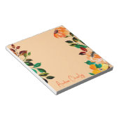 Bloc-note Moderne tendance stylish Joli Floral (Incliné)