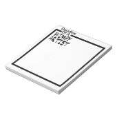 Bloc-note Moins de 10 $ | Doodles d'un artiste Wimpy (Tourné)