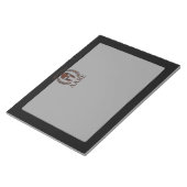 Bloc-note Molon Labe Spartan Warrier Laurels en fer Masque (Incliné)