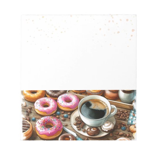 Bloc-note Moment beignet et café (Devant)