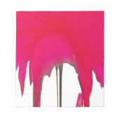 Bloc-note Moment capturé : Une Élégance Pétale Rose Rouge (Devant)