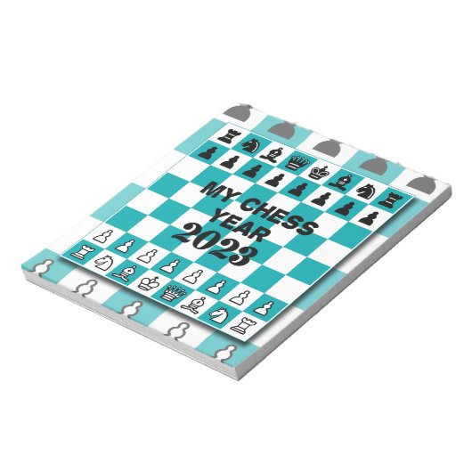 Bloc-note Mon année d'échecs (Tourné)