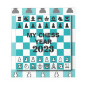 Bloc-note Mon année d'échecs (Devant)