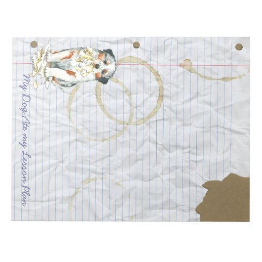 Bloc-note Mon Aussie Mange Mon plan de leçon (Devant)