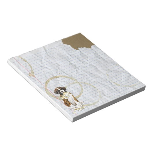 Bloc-note Mon Boxer A Mangé Mon Plan De Leçon (Incliné)